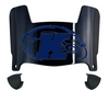 Kent State Golden Flashes Mini Football Helmet Visor Shield w/ Clips - PICK VISOR & LOGO COLOR