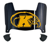 Kent State Golden Flashes Mini Football Helmet Visor Shield w/ Clips - PICK VISOR & LOGO COLOR