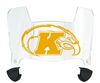 Kent State Golden Flashes Mini Football Helmet Visor Shield w/ Clips - PICK VISOR & LOGO COLOR