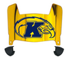 Kent State Golden Flashes Mini Football Helmet Visor Shield w/ Clips - PICK VISOR & LOGO COLOR