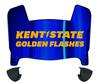 Kent State Golden Flashes Mini Football Helmet Visor Shield w/ Clips - PICK VISOR & LOGO COLOR