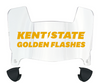 Kent State Golden Flashes Mini Football Helmet Visor Shield w/ Clips - PICK VISOR & LOGO COLOR