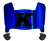 Kent State Golden Flashes Mini Football Helmet Visor Shield w/ Clips - PICK VISOR & LOGO COLOR