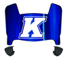 Kent State Golden Flashes Mini Football Helmet Visor Shield w/ Clips - PICK VISOR & LOGO COLOR