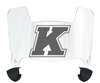 Kent State Golden Flashes Mini Football Helmet Visor Shield w/ Clips - PICK VISOR & LOGO COLOR