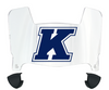 Kent State Golden Flashes Mini Football Helmet Visor Shield w/ Clips - PICK VISOR & LOGO COLOR