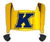 Kent State Golden Flashes Mini Football Helmet Visor Shield w/ Clips - PICK VISOR & LOGO COLOR
