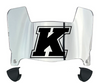 Kent State Golden Flashes Mini Football Helmet Visor Shield w/ Clips - PICK VISOR & LOGO COLOR
