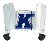 Kent State Golden Flashes Mini Football Helmet Visor Shield w/ Clips - PICK VISOR & LOGO COLOR