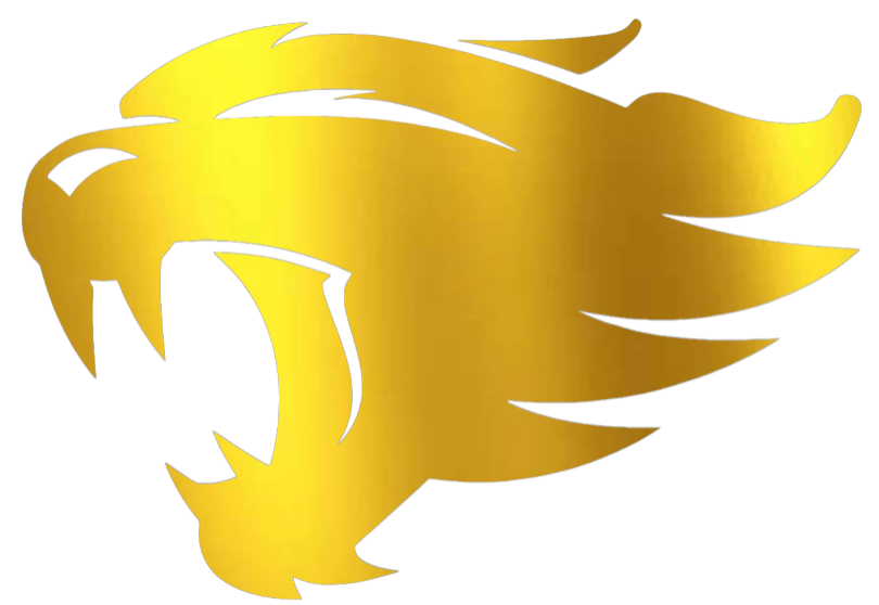 Kentucky Wildcats GOLD CHROME MIRROR Alternate Logo Premium DieCut Vinyl Decal PICK SIZE