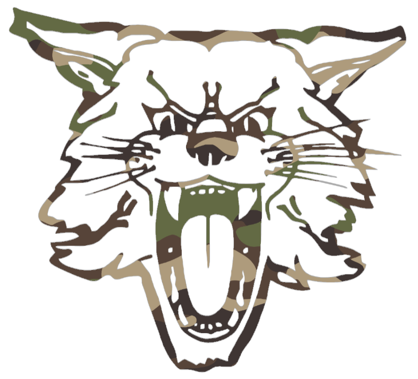 Kentucky Wildcats Woodland Camo Camouflage Retro Throwback Logo Premium DieCut Vinyl Decal PICK SIZE