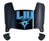 Long Island LIU Sharks Mini Football Helmet Visor Shield w/ Clips - PICK VISOR & LOGO COLOR