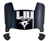 Long Island LIU Sharks Mini Football Helmet Visor Shield w/ Clips - PICK VISOR & LOGO COLOR