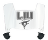 Long Island LIU Sharks Mini Football Helmet Visor Shield w/ Clips - PICK VISOR & LOGO COLOR