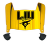 Long Island LIU Sharks Mini Football Helmet Visor Shield w/ Clips - PICK VISOR & LOGO COLOR