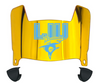 Long Island LIU Sharks Mini Football Helmet Visor Shield w/ Clips - PICK VISOR & LOGO COLOR