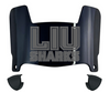 Long Island LIU Sharks Mini Football Helmet Visor Shield w/ Clips - PICK VISOR & LOGO COLOR