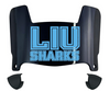 Long Island LIU Sharks Mini Football Helmet Visor Shield w/ Clips - PICK VISOR & LOGO COLOR