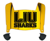 Long Island LIU Sharks Mini Football Helmet Visor Shield w/ Clips - PICK VISOR & LOGO COLOR