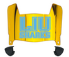 Long Island LIU Sharks Mini Football Helmet Visor Shield w/ Clips - PICK VISOR & LOGO COLOR
