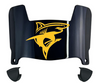 Long Island LIU Sharks Mini Football Helmet Visor Shield w/ Clips - PICK VISOR & LOGO COLOR