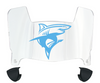 Long Island LIU Sharks Mini Football Helmet Visor Shield w/ Clips - PICK VISOR & LOGO COLOR