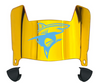 Long Island LIU Sharks Mini Football Helmet Visor Shield w/ Clips - PICK VISOR & LOGO COLOR