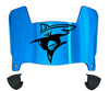 Long Island LIU Sharks Mini Football Helmet Visor Shield w/ Clips - PICK VISOR & LOGO COLOR