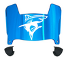 Long Island LIU Sharks Mini Football Helmet Visor Shield w/ Clips - PICK VISOR & LOGO COLOR