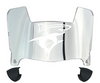 Long Island LIU Sharks Mini Football Helmet Visor Shield w/ Clips - PICK VISOR & LOGO COLOR