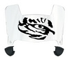 LSU Tigers Mini Football Helmet Visor Shield w/ Clips - PICK VISOR & LOGO COLOR - SportsJewelryProShop
