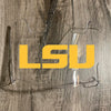 LSU Tigers Full Size Football Helmet Visor Shield w/ Clips - PICK VISOR & LOGO COLOR