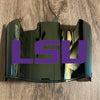 LSU Tigers Full Size Football Helmet Visor Shield w/ Clips - PICK VISOR & LOGO COLOR