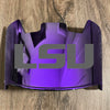 LSU Tigers Full Size Football Helmet Visor Shield w/ Clips - PICK VISOR & LOGO COLOR