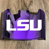 LSU Tigers Full Size Football Helmet Visor Shield w/ Clips - PICK VISOR & LOGO COLOR