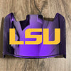 LSU Tigers Full Size Football Helmet Visor Shield w/ Clips - PICK VISOR & LOGO COLOR