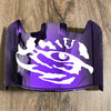 LSU Tigers Full Size Football Helmet Visor Shield w/ Clips - PICK VISOR & LOGO COLOR