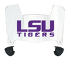 LSU Tigers Mini Football Helmet Visor Shield w/ Clips - PICK VISOR & LOGO COLOR - SportsJewelryProShop
