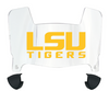 LSU Tigers Mini Football Helmet Visor Shield w/ Clips - PICK VISOR & LOGO COLOR - SportsJewelryProShop