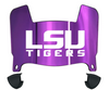 LSU Tigers Mini Football Helmet Visor Shield w/ Clips - PICK VISOR & LOGO COLOR - SportsJewelryProShop