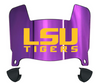 LSU Tigers Mini Football Helmet Visor Shield w/ Clips - PICK VISOR & LOGO COLOR - SportsJewelryProShop
