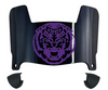 LSU Tigers Mini Football Helmet Visor Shield w/ Clips - PICK VISOR & LOGO COLOR - SportsJewelryProShop