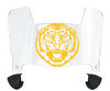 LSU Tigers Mini Football Helmet Visor Shield w/ Clips - PICK VISOR & LOGO COLOR - SportsJewelryProShop