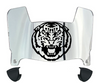 LSU Tigers Mini Football Helmet Visor Shield w/ Clips - PICK VISOR & LOGO COLOR - SportsJewelryProShop