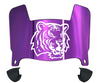 LSU Tigers Mini Football Helmet Visor Shield w/ Clips - PICK VISOR & LOGO COLOR - SportsJewelryProShop