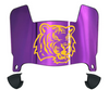 LSU Tigers Mini Football Helmet Visor Shield w/ Clips - PICK VISOR & LOGO COLOR - SportsJewelryProShop