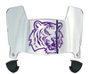 LSU Tigers Mini Football Helmet Visor Shield w/ Clips - PICK VISOR & LOGO COLOR - SportsJewelryProShop