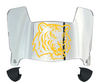 LSU Tigers Mini Football Helmet Visor Shield w/ Clips - PICK VISOR & LOGO COLOR - SportsJewelryProShop