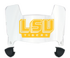 LSU Tigers Mini Football Helmet Visor Shield w/ Clips - PICK VISOR & LOGO COLOR - SportsJewelryProShop