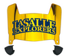 La Salle Explorers Mini Football Helmet Visor Shield w/ Clips - PICK VISOR & LOGO COLOR